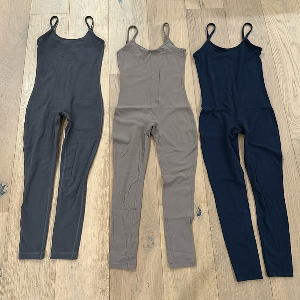 Women's Jumpsuit Set - Black, Tan, and Navy